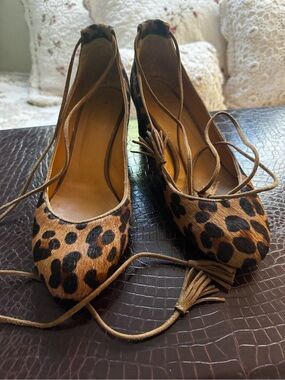Sezane Leopard Pumps